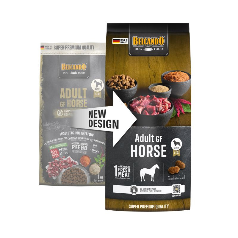 Belcando Adult Grain Free Horse teraviljavaba kuivsööt hobuselihaga koertele - Bosse.ee