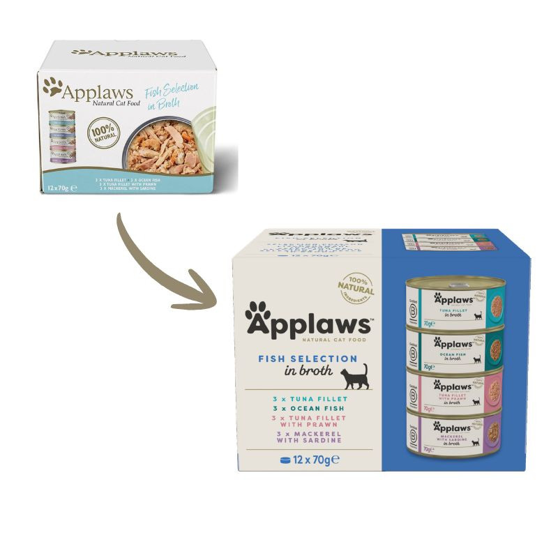 Applaws Cat Fish Multipack konservikomplekt kassidele
