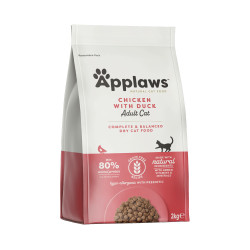 Applaws Adult Cat kana-ja pardilihaga kuivtoit kassidele