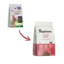 Applaws Adult Cat kana-ja pardilihaga kuivtoit kassidele