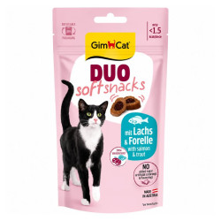 GimCat Duo Soft maiustused lõhe ja forelliga kassidele