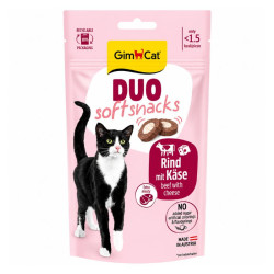 GimCat Duo Soft maiustused veiseliha ja juustuga kassidele