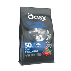 Oasy Grain Free Adult Small/Mini kuivtoit tuunihalaga väikest tõugu koertele - Bosse