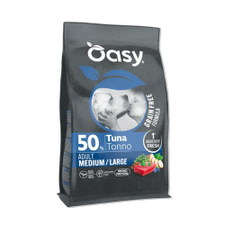 Oasy Grain Free Adult Medium/Large kuivtoit tuunihalaga keskmist ja suurt tõugu koertele