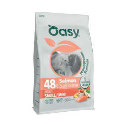 Oasy Monoprotein Adult Small/Mini kuivtoit lõhega väikest tõugu koertele
