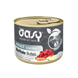 Oasy Grain Free Adult Small/Mini konservid pühvlilihaga väikest tõugu koertele