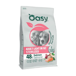 Oasy Monoprotein Adult Light kuivtoit lõhega ülekaalulistele koertele