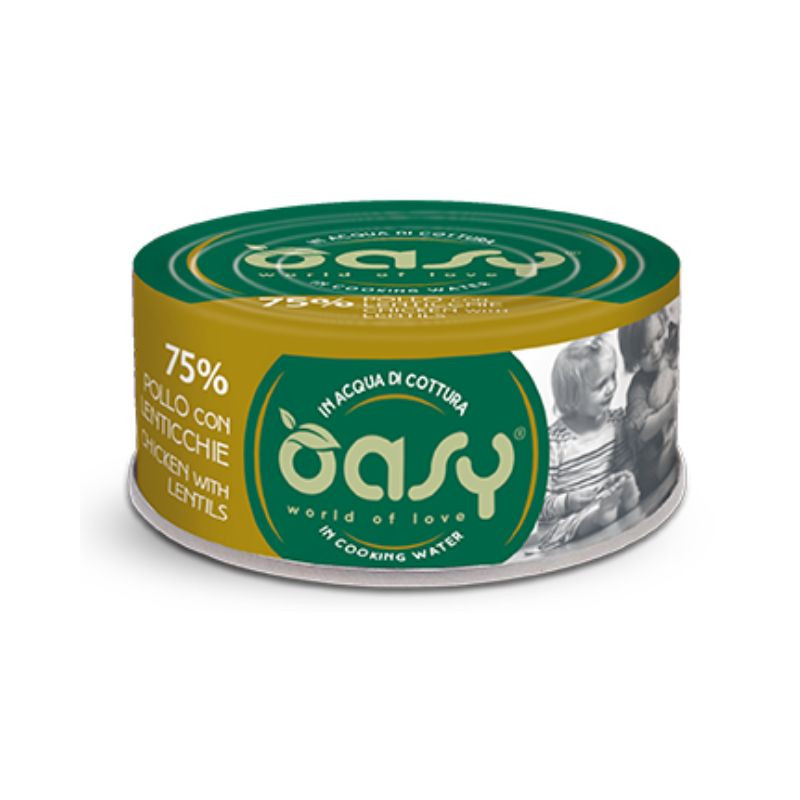 Oasy More Love konservid kanaliha ja läätsedega kassidele