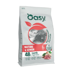 Oasy Monoprotein Mature/Senior kuivtoit tallelihaga eakatele koertele