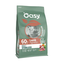 Oasy Superior Sterilised kuivtoit tallelihaga steriliseeritud kassidele