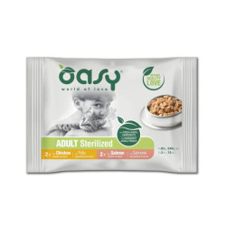 Oasy Multipack guljašš kanaliha ja lõhega steriliseeritud kassidele