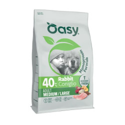 Oasy Monoprotein Adult Medium/Large kuivtoit küülikulihaga keskmistele ja suurtele koertele