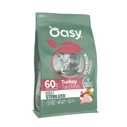 Oasy Superior Sterilized Turkey kuivtoit kalkunilihaga steriliseeritud kassidele