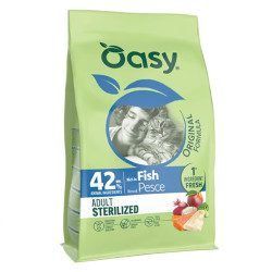 Oasy Original Sterilized kuivtoit kalaga steriliseeritud kassidele