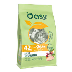 Oasy Original Sterilized kuivtoit kanaga kassidele