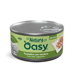 Oasy Natury Soft Jelly konservid tuunikala ja köögiviljadega koertele
