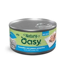 Oasy Natury Soft Jelly konservid tuunikala ja mitmesuguse kalaga koertele