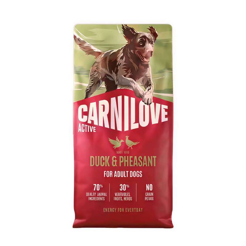 Carnilove Active kuivtoit pardi ja faasanilihaga koertele