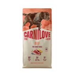 Carnilove True Fresh kuivtoit veiselihaga koertele