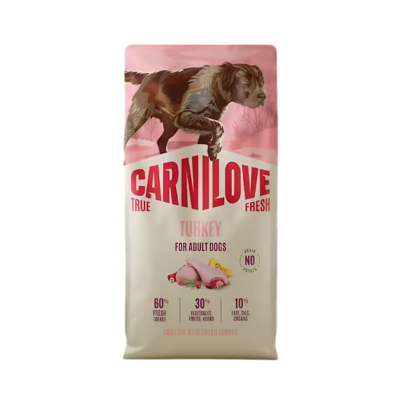 Carnilove True Fresh kuivtoit kalkunilihaga koertele