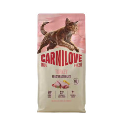 Carnilove True Fresh kuivtoit kalkunilihaga steriliseeritud kassidele