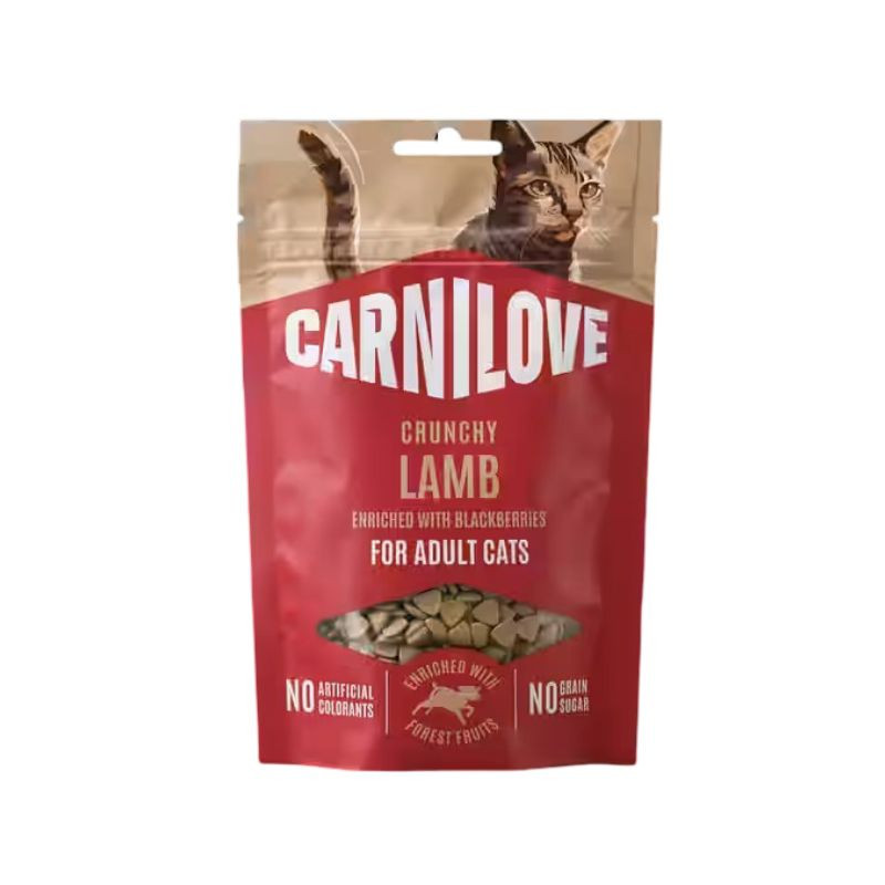 Carnilove Crunchy maiused lambalihaga ja murakatega kassidele