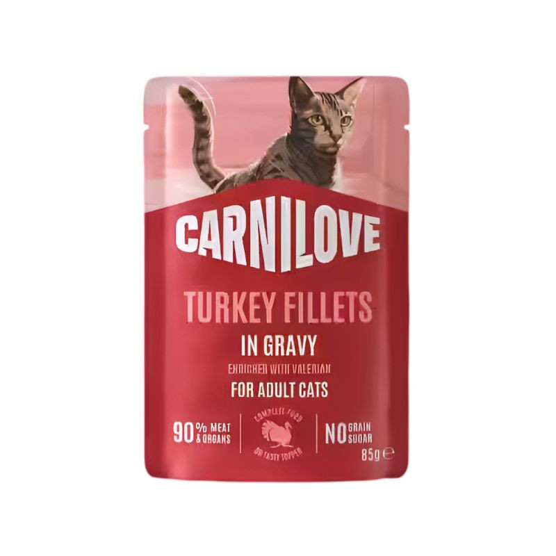 Carnilove guljaš kalkunilihaga ja palderjaniga kastmes kassidele