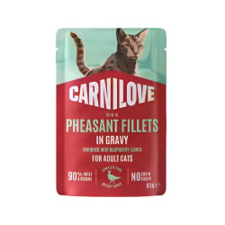 Carnilove guljaš faasaniliha ja vaarikalehtedega kastmes kassidele