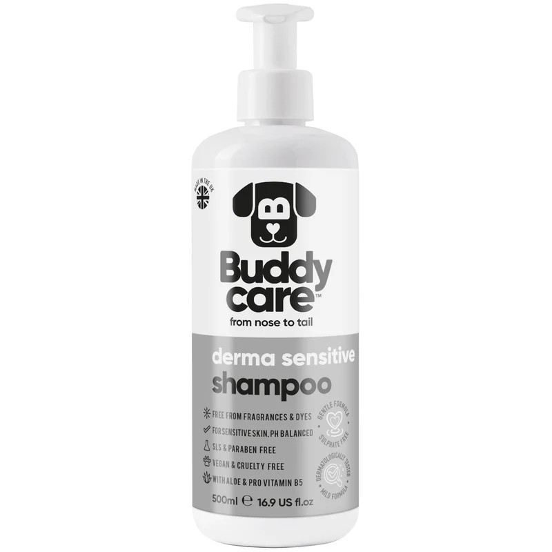 Buddycare Derma Sensitive šampoon koertele