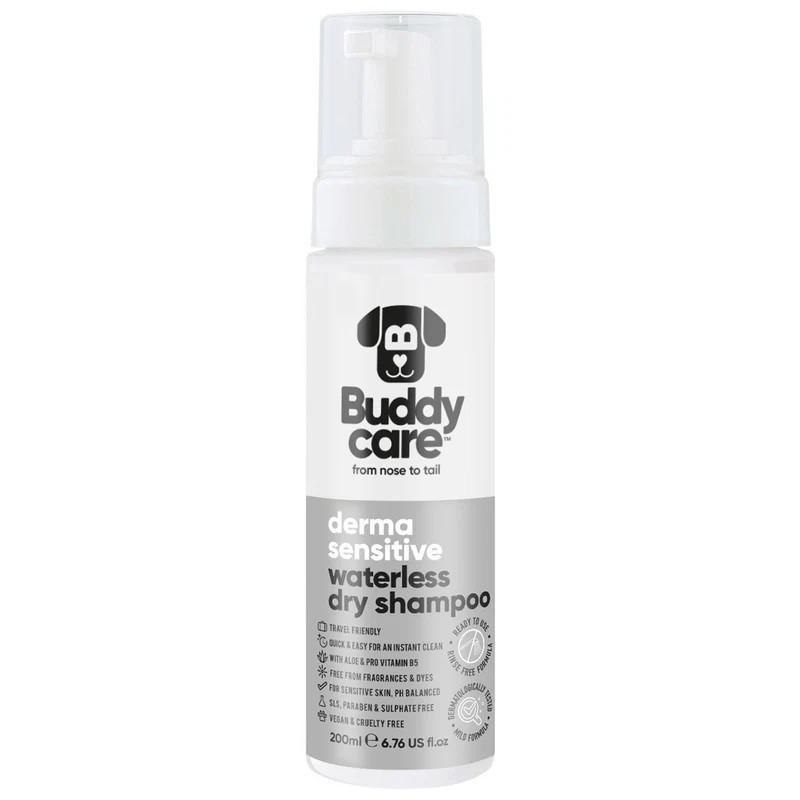 Buddycare Derma Sensitive kuivšampoon koertele