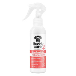 Buddycare Pet Antiseptic Chlorhexidine Medicated antiseptiline sprei koertele ja kassidele