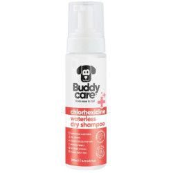 Buddycare Pet Antiseptic Chlorhexidine Medicated kuivšampoon koertele