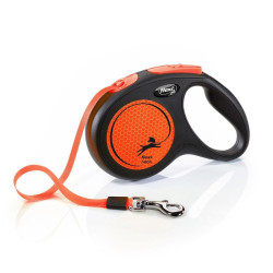 Flexi Neon Orange automaatne jalutusrihm koertele
