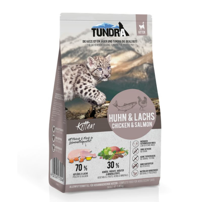 Tundra Cat Kitten Chicken & Salmon kuivtoit kassipoegadele