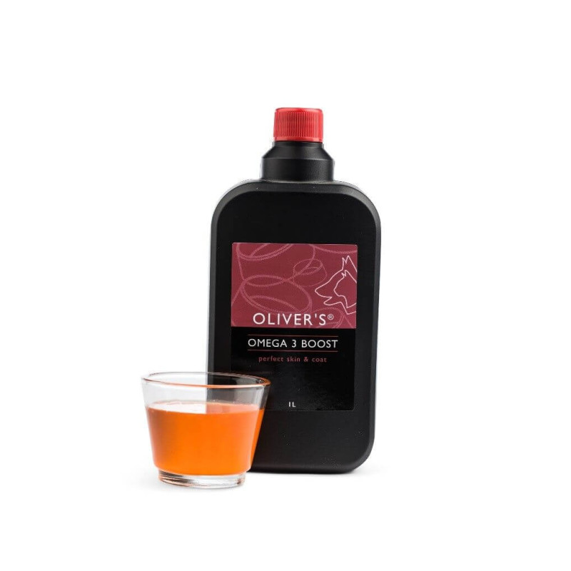 Oliver's Omega 3 Boost puhas lõheõli koertele ja kassidele