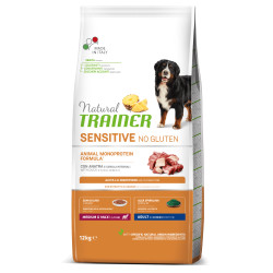 Trainer Fitness 3 Adult Medium/Maxi No Gluten Duck Rice pardilihaga kuivtoit koertele