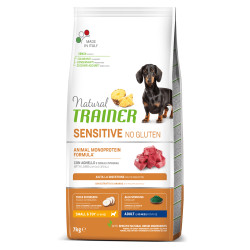 Trainer Fitness 3 Adult Mini No Gluten Lamb Rice Oil lambalihaga kuivtoit koertele