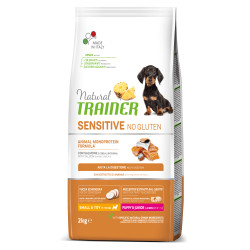 Trainer Fitness 3 Puppy & Junior Mini No Gluten Salmon Rise Oil lõhega kuivtoit kutsikatele
